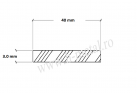 Platbanda aluminiu 40x3.0 mm  1